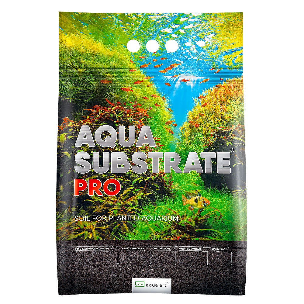 Aqua Art AquaSubstrate PRO 6L Czarne Podłoże Aktywne pod Rośliny do Akwarium.jpg